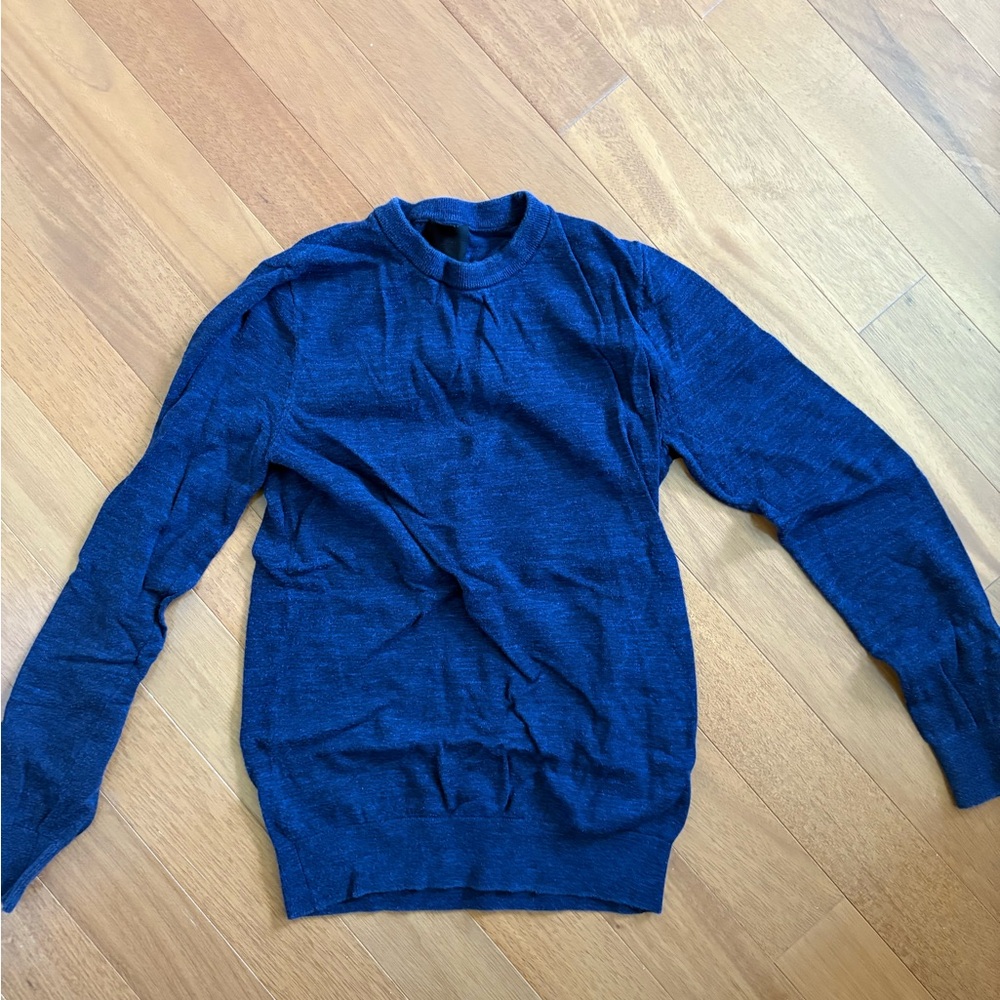 H&M Men's Navy Merino Sweater